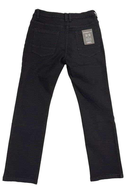 Black pants on a white background