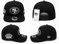 Black 49ers snapback with classic SF logo and Super Bowl XXIX commemorative side patch.