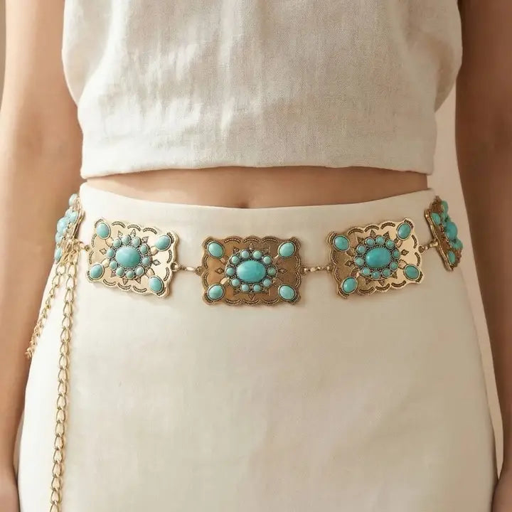 Western Mixed Turquoise Stud