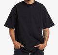 Black Heavy collar shirt.